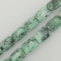 Green Grass Stone Beads, Rectangle, fashion jewelry & DIY Approx 1.5mm Approx 15.5 Inch, Approx 