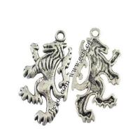 Zinc Alloy Jewelry Pendants, Animal, antique silver color plated, nickel, lead & cadmium free Approx 2.5mm [