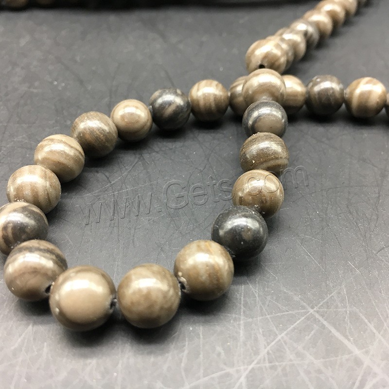 Perles en Malachite naturelle, Rond, poli, DIY & normes différentes pour le choix, Trou:Environ 1mm, Vendu par brin