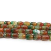Natürliche Malachit Achat Perlen, poliert, DIY & verschiedene Größen vorhanden, Bohrung:ca. 1mm, verkauft von Strang