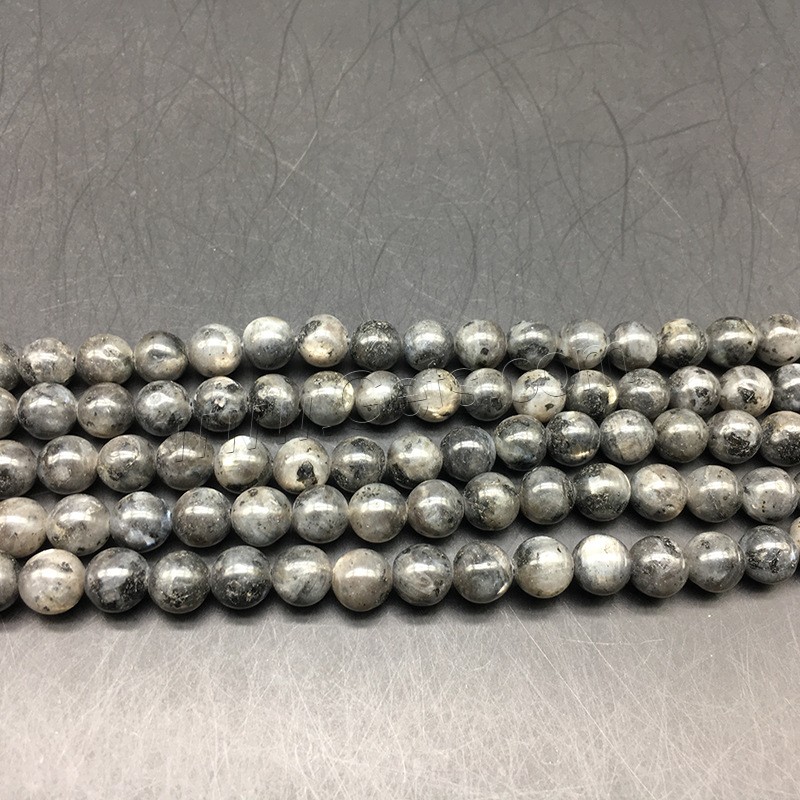 Perles en labradorite, Rond, poli, DIY & normes différentes pour le choix, Trou:Environ 1mm, Vendu par brin