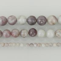 Natürlicher Turmalin Perlen, rund, verschiedene Größen vorhanden, Rosa, Bohrung:ca. 1.5mm, Länge:ca. 15.5 ZollInch, verkauft von Strang