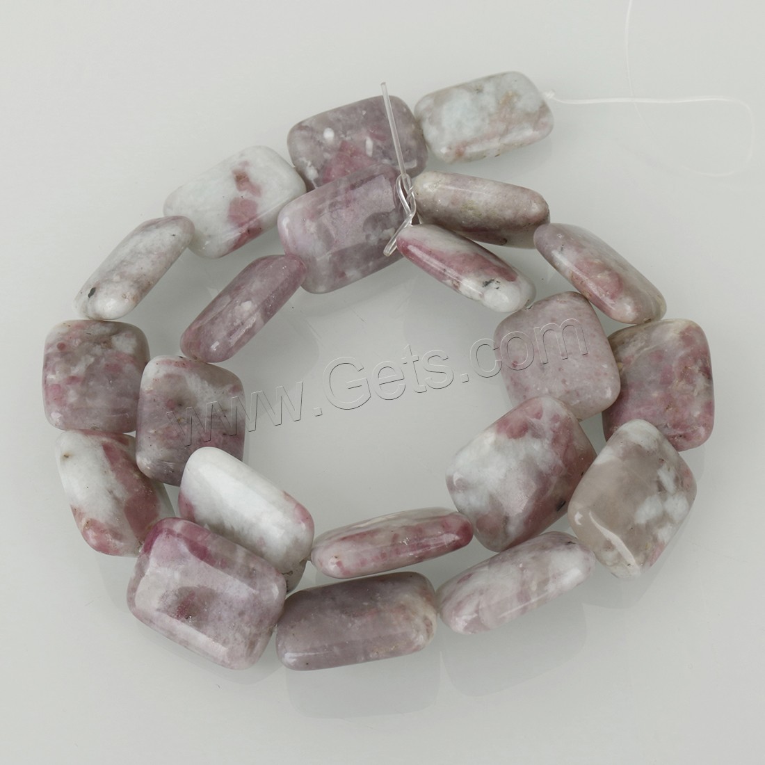 Natural Tourmaline Beads, Rectangle, different size for choice, pink, Hole:Approx 2mm, Length:Approx 16 Inch, Sold By Strand