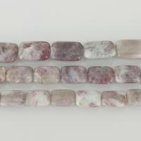 Natürlicher Turmalin Perlen, Rechteck, verschiedene Größen vorhanden, Rosa, Bohrung:ca. 2mm, Länge:ca. 16 ZollInch, verkauft von Strang