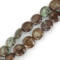 Green Opal Beads, Flat Round, 16mm Approx 1.5mm Approx 16 Inch, Approx 