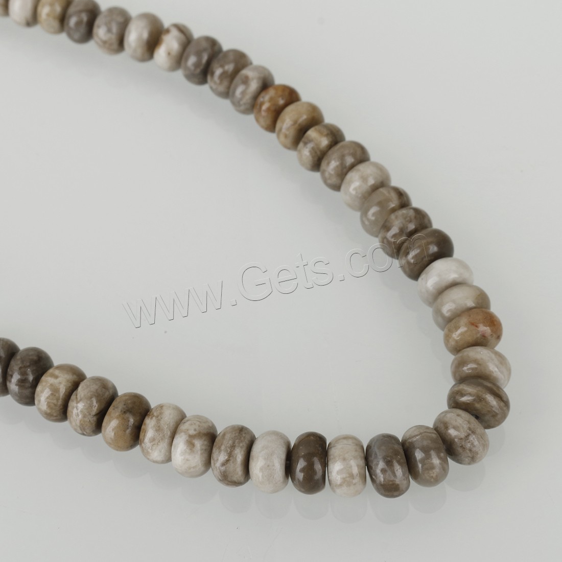 Silver Leaf Jasper Bead, different size for choice, Hole:Approx 1mm, Length:Approx 16 Inch, Sold By Strand