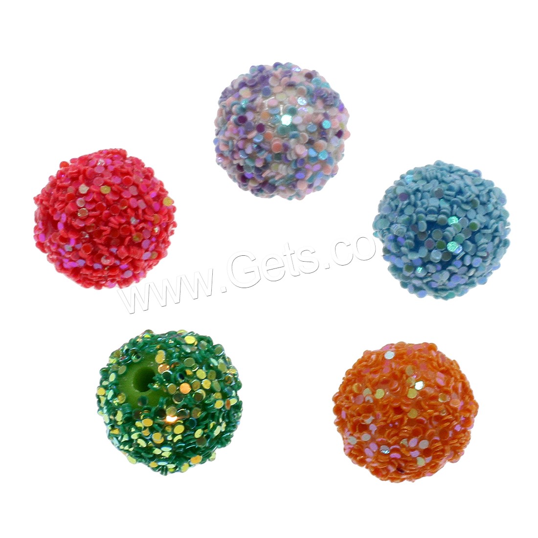 Acrylic Jewelry Beads, Round, different size for choice, more colors for choice, Hole:Approx 2mm, Sold By Bag