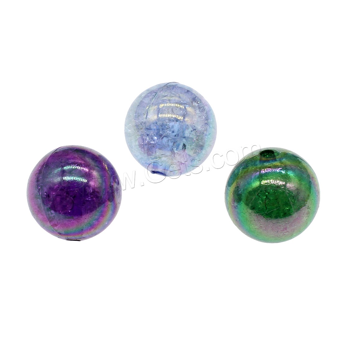 Resin Jewelry Beads, Round, different size for choice, more colors for choice, Hole:Approx 2mm, Sold By Bag
