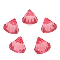 Resin Jewelry Beads, Diamond Shape, Light Rose, 26*14mm Approx 3mm, Approx 