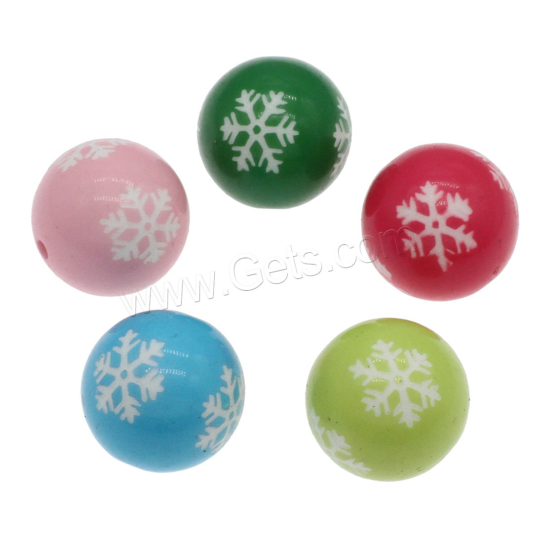 Acrylic Jewelry Beads, Round, different size for choice, more colors for choice, Hole:Approx 2mm, Approx 200PCs/Bag, Sold By Bag
