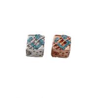 Perles European de stras d'alliage de Zinc , Placage, avec strass, plus de couleurs à choisir Environ 5mm Vendu par sac