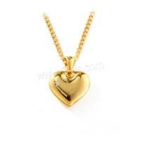 Stainless Steel Sweater Chain Necklace, 316L Stainless Steel, Heart, plated, fashion jewelry & Unisex Approx 27.2 Inch 