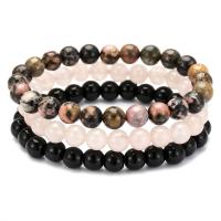 Gemstone Bracelets, Round, three pieces & for woman Approx 7.3-7.5 Inch 