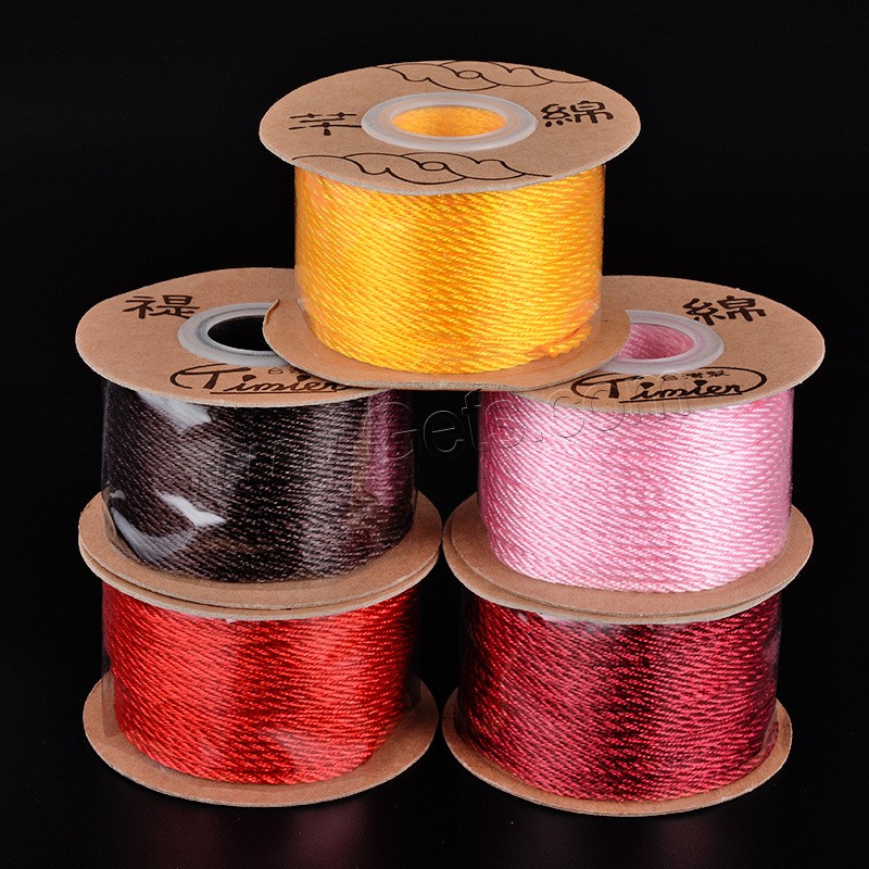 Polyamide Cord, with paper spool, different size for choice, more colors for choice, Approx 25m/Spool, Sold By Spool
