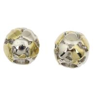 Zinc Alloy European Beads, Round, plated, hollow Approx 4.5mm 