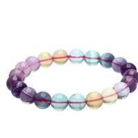 Colorful Fluorite Bracelet, fashion jewelry & Unisex multi-colored, 18cm 