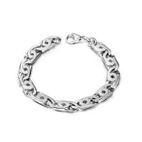 Titanium Steel Bracelet, polished, fashion jewelry & for man & hollow 