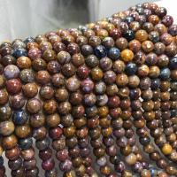 Pietersite Beads, Round, polished, DIY mixed colors Approx 15 Inch 