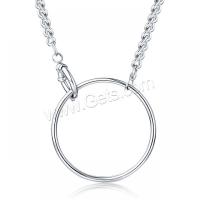 Stainless Steel Jewelry Necklace, Titanium Steel, fashion jewelry & Unisex, 44cm 