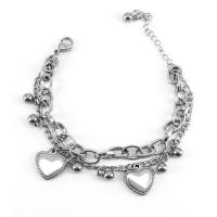 Titanium Steel Bracelet & Bangle, fashion jewelry & for woman, 21.5cm 