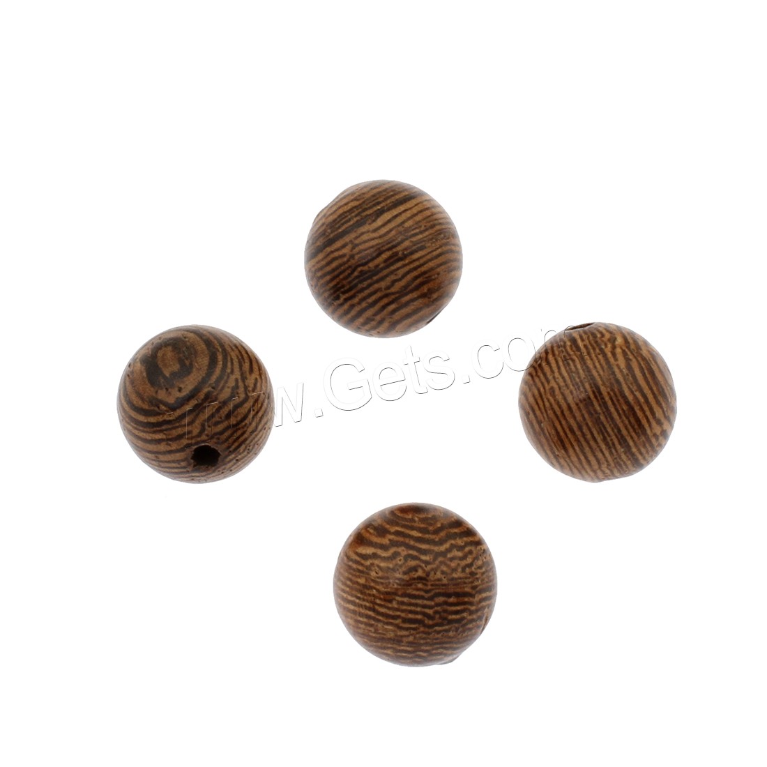 Wood Beads, Round, different size for choice, Hole:Approx 1mm, Sold By Bag