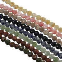 Gemstone Beads, Heart & faceted Approx 0.5mm, Approx 