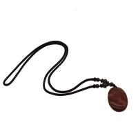 pierre gemme collier de chandail, avec corde en nylon, différents matériaux pour le choix & unisexe Environ 25.9 pouce, Vendu par brin
