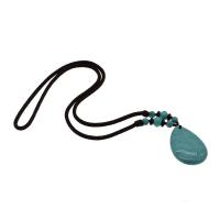pierre gemme collier de chandail, avec corde en nylon, différents matériaux pour le choix & unisexe Environ 26.7 pouce, Vendu par brin