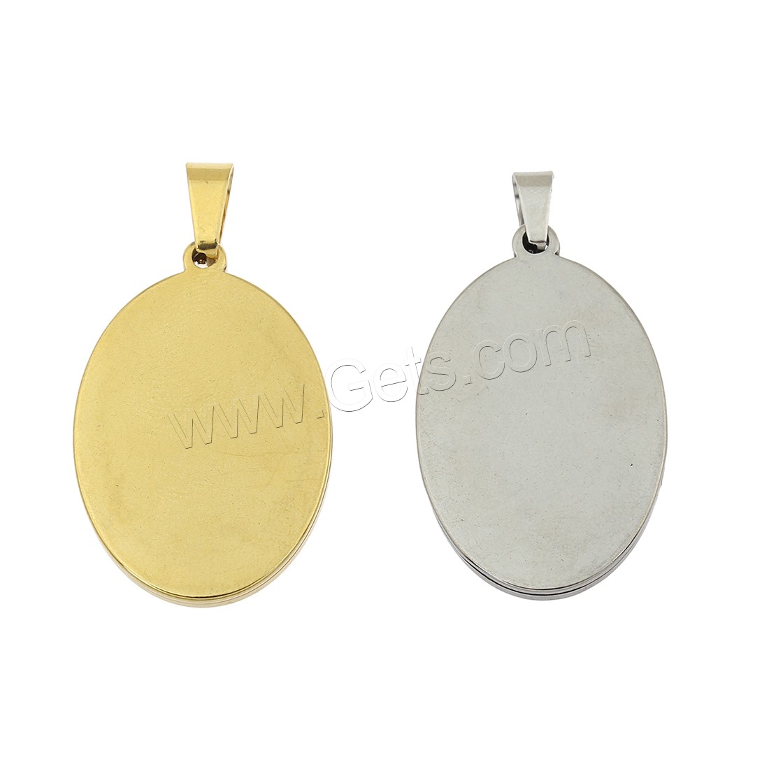 Stainless Steel Pendant Setting, different size for choice, more colors for choice, 10PCs/Bag, Sold By Bag