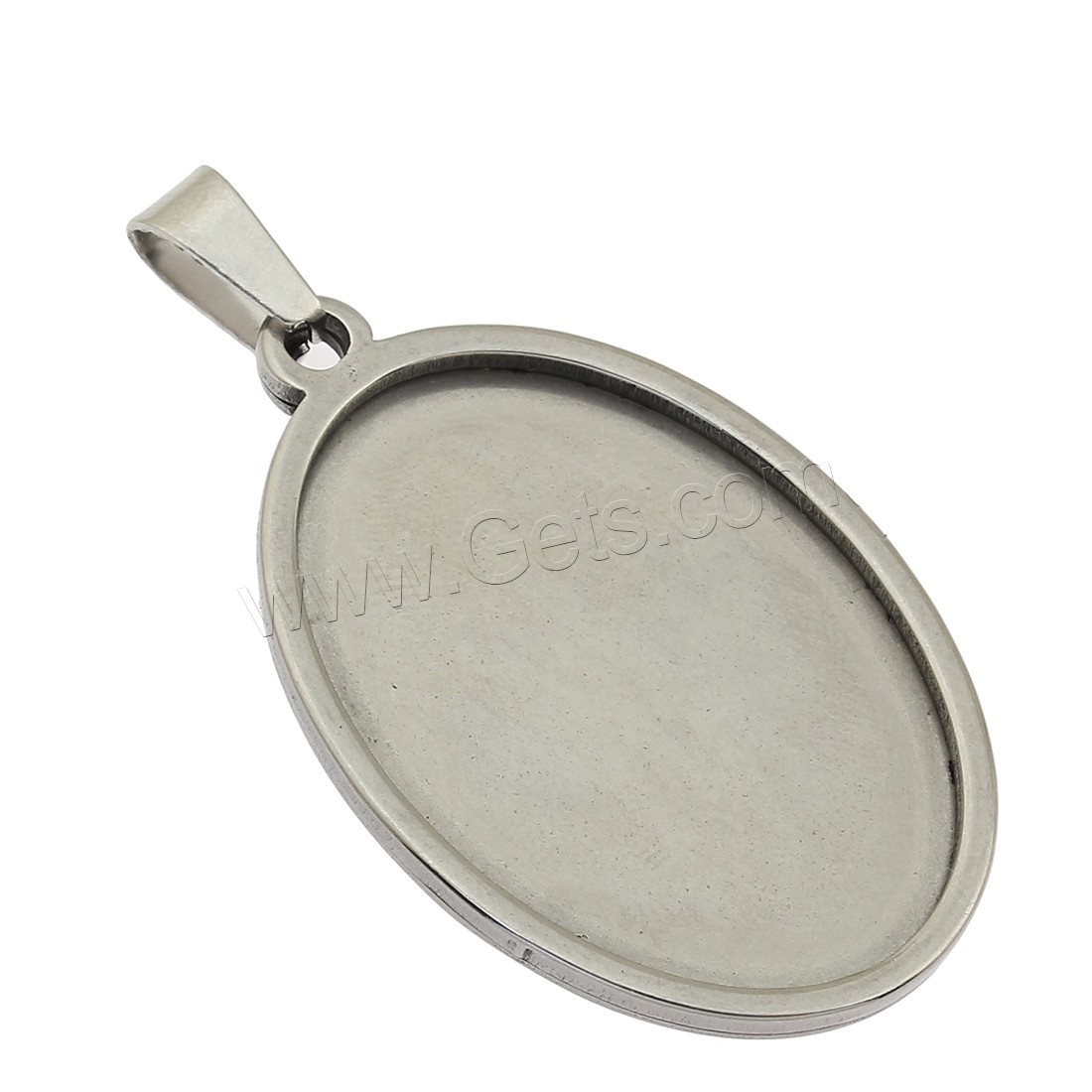 Stainless Steel Pendant Setting, different size for choice, more colors for choice, 10PCs/Bag, Sold By Bag