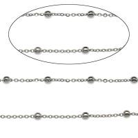 Stainless Steel Chain Jewelry, original color, 0.4mm,1.5mm 