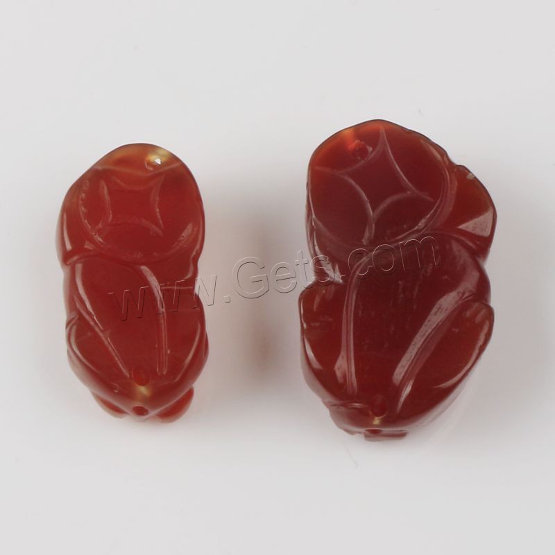 Red Agate Pendants, Fabulous Wild Beast, Carved, different size for choice, red, Sold By PC