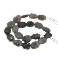 Labradorite Beads, faceted, black Approx 1mm, Approx 