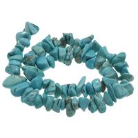 Synthetic Turquoise Beads, Nuggets, skyblue, 12*10*7mm-19*14*7mm Approx 1mm Approx 14.9 Inch 