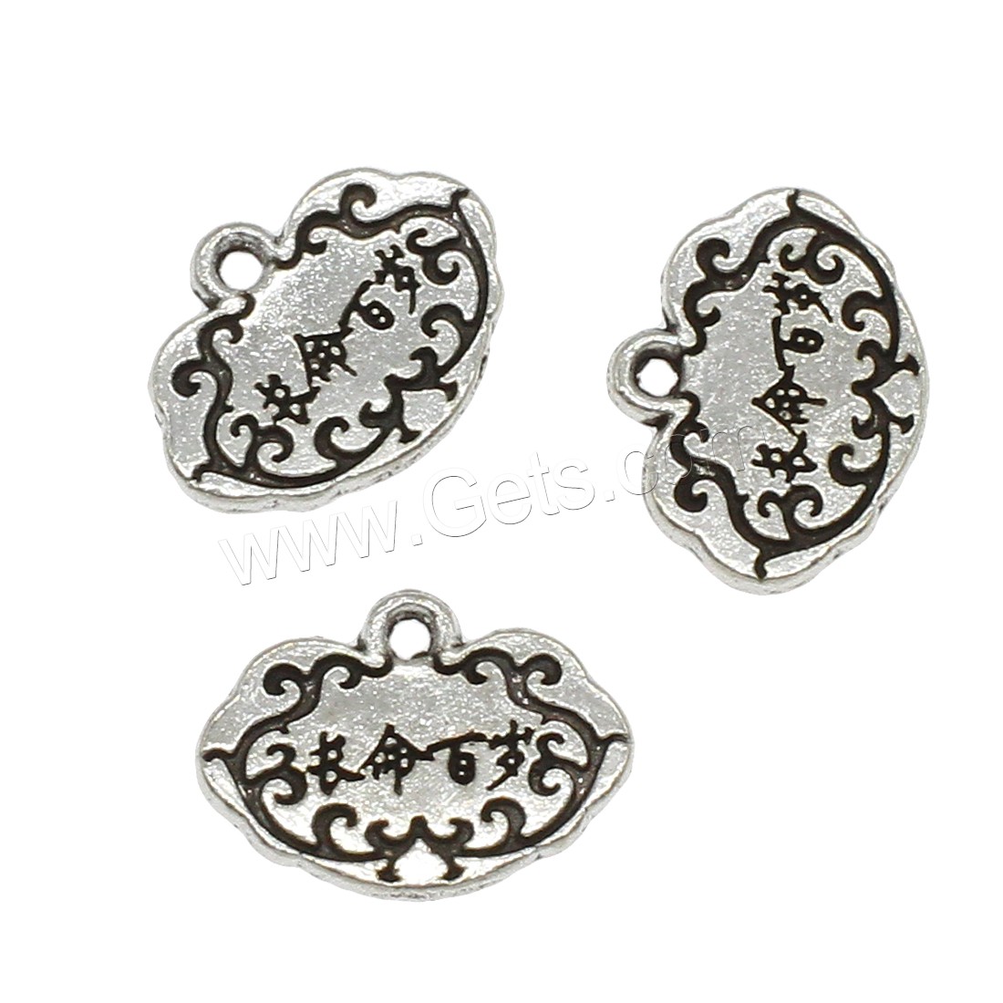 Zinc Alloy Lock Pendants, Longevity Lock, plated, more colors for choice, 15x11x2mm, Hole:Approx 1.2mm, Approx 1428PCs/KG, Sold By KG