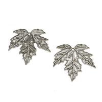 Zinc Alloy Leaf Pendants, plated Approx 2.4mm, Approx 
