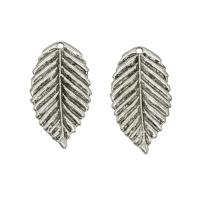 Zinc Alloy Leaf Pendants, plated Approx 2.5mm, Approx 