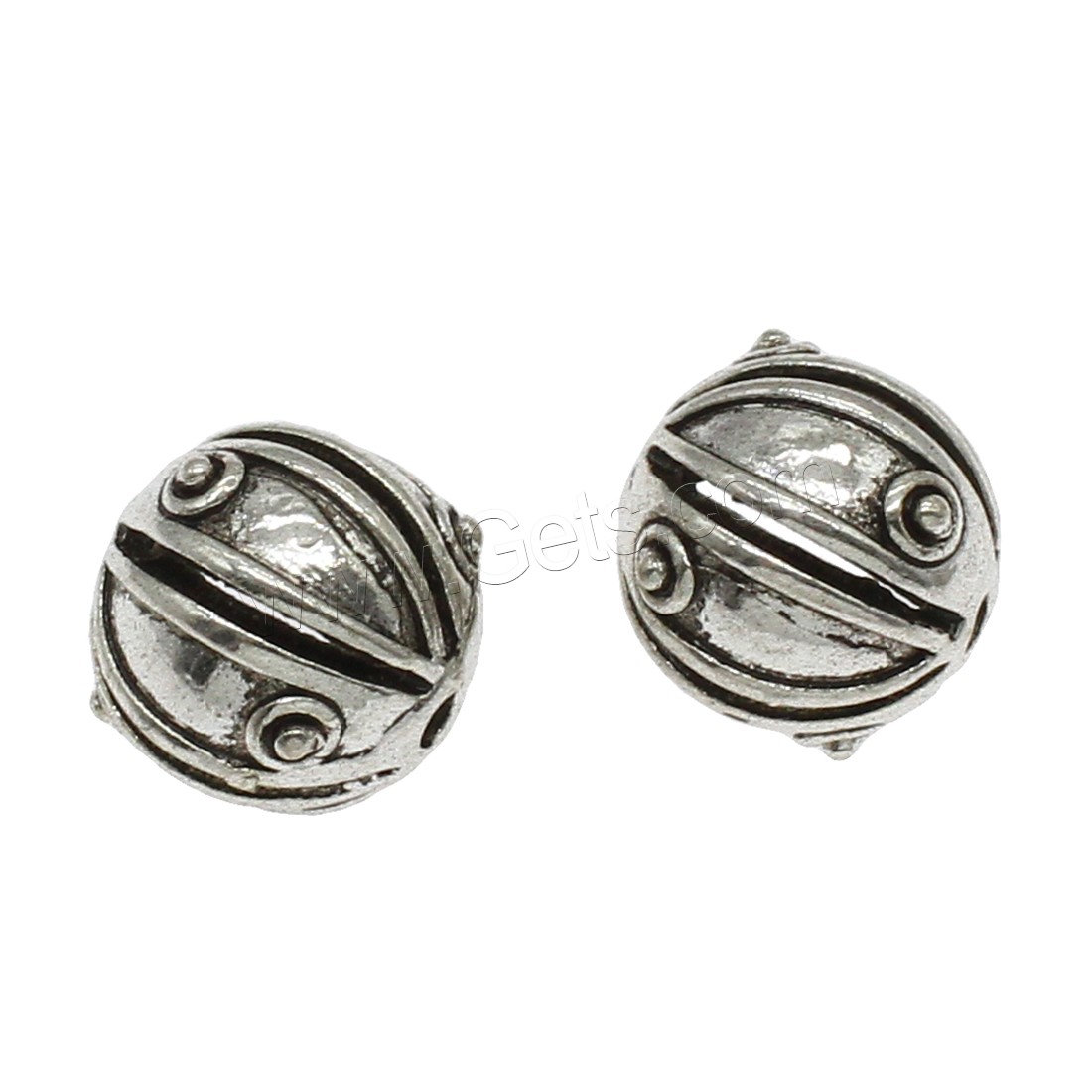 Zinc Alloy Hollow Beads, plated, more colors for choice, 12mm, Hole:Approx 1.7mm, Approx 500PCs/KG, Sold By KG