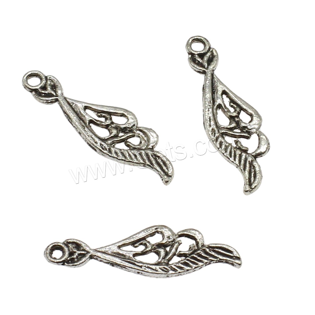 Zinc Alloy Hollow Pendants, plated, more colors for choice, 7x23.5x1.2mm, Hole:Approx 1mm, Approx 2000PCs/KG, Sold By KG