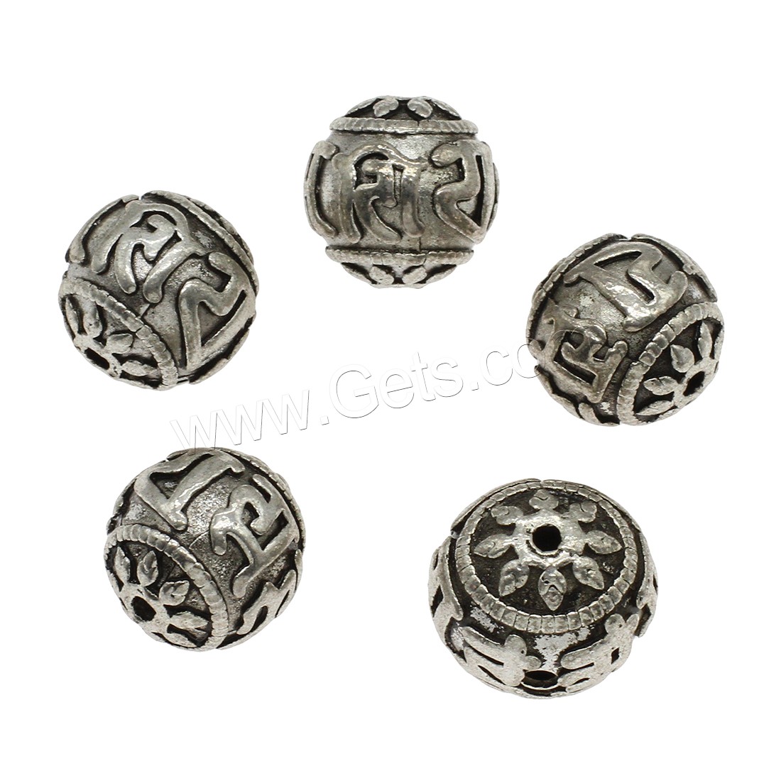 Zinc Alloy Jewelry Beads, Round, plated, more colors for choice, 17.5mm, Hole:Approx 2.5mm, Approx 105PCs/KG, Sold By KG