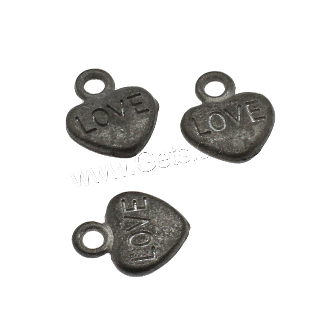 Zinc Alloy Heart Pendants, plated, more colors for choice, 10.5x12.5x2.5mm, Hole:Approx 2mm, Approx 833PCs/KG, Sold By KG