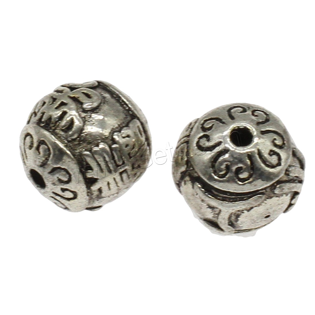 Zinc Alloy Jewelry Beads, Round, plated, more colors for choice, 12.5mm, Hole:Approx 2mm, Approx 333PCs/KG, Sold By KG