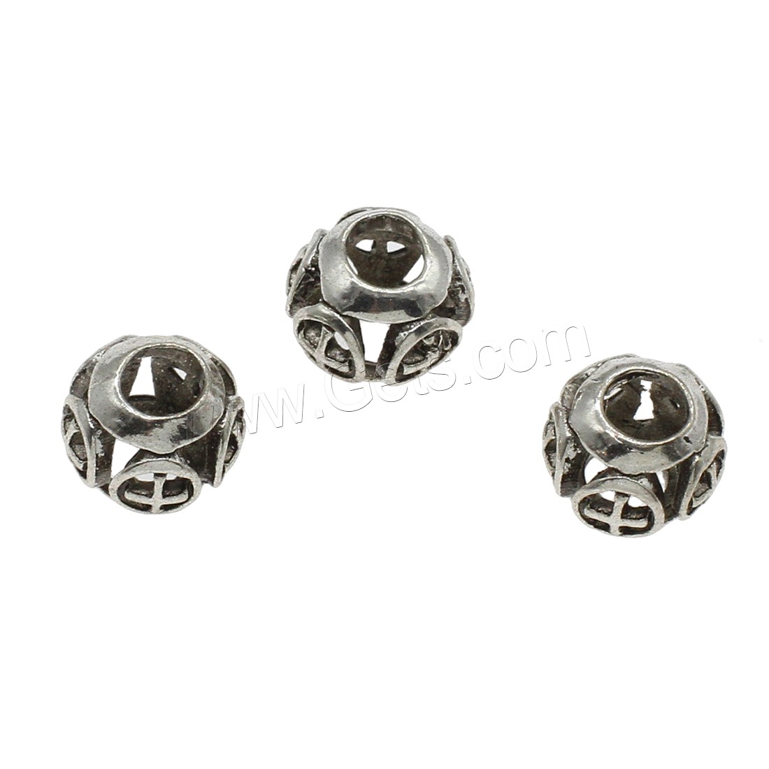 Zinc Alloy European Beads, plated, hollow, more colors for choice, 11x9mm, Hole:Approx 4.5mm, Approx 1000PCs/KG, Sold By KG