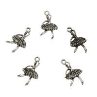 Character Shaped Zinc Alloy Pendants, Dancing Girl, plated Approx 2.6mm, Approx 