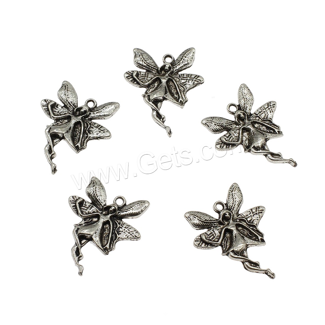 Character Shaped Zinc Alloy Pendants, Spirit, plated, more colors for choice, 22.5x28x4mm, Hole:Approx 1.8mm, Approx 454PCs/KG, Sold By KG