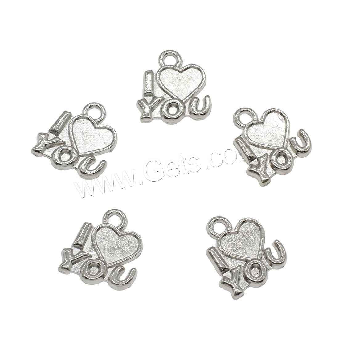 Bijoux pendentifs en Zinc alliage , alliage de zinc, Placage, DIY, plus de couleurs à choisir, 15x17x2mm, Trou:Environ 2.4mm, Environ 666PC/kg, Vendu par kg