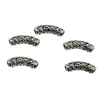 Zinc Alloy Curved Tube Beads, plated Approx 4mm, Approx 