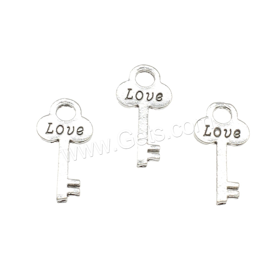 Zinc Alloy Key Pendants, plated, more colors for choice, 12x24.5x1.2mm, Hole:Approx 4mm, Approx 714PCs/KG, Sold By KG