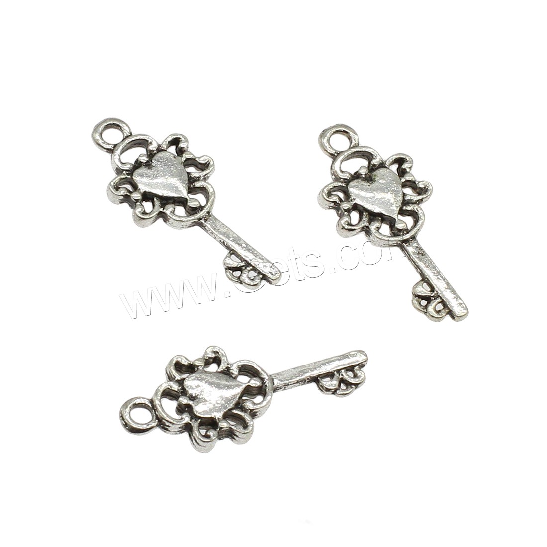 Zinc Alloy Key Pendants, plated, more colors for choice, 10.5x25x2.4mm, Hole:Approx 1.8mm, Approx 769PCs/KG, Sold By KG