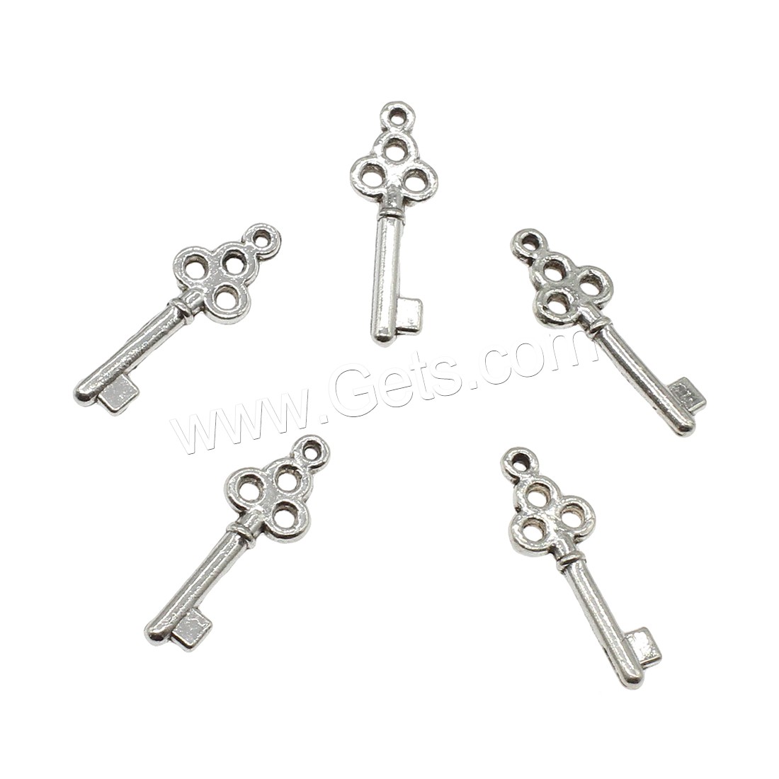 Zinc Alloy Key Pendants, plated, more colors for choice, 7x21.5x1.4mm, Hole:Approx 1mm, Approx 1666PCs/KG, Sold By KG